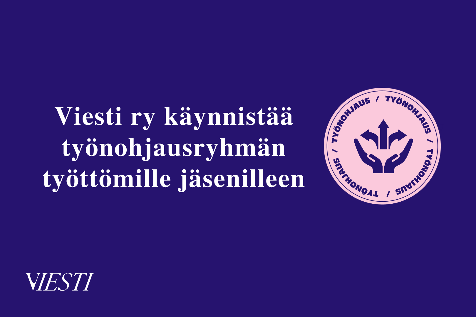 Viesti ry käynnistää työnohjausryhmän työttömille jäsenilleen – tavoitteena tukea työtä hakevia viestijöitä